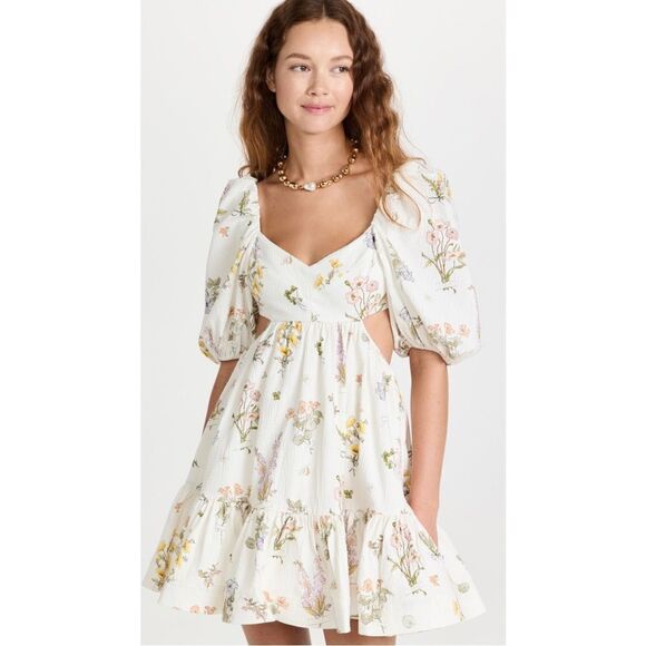 Zimmermann Jeannie Puff-Sleeve Minidress size 2/US size 6-8 - Picture 2 of 15